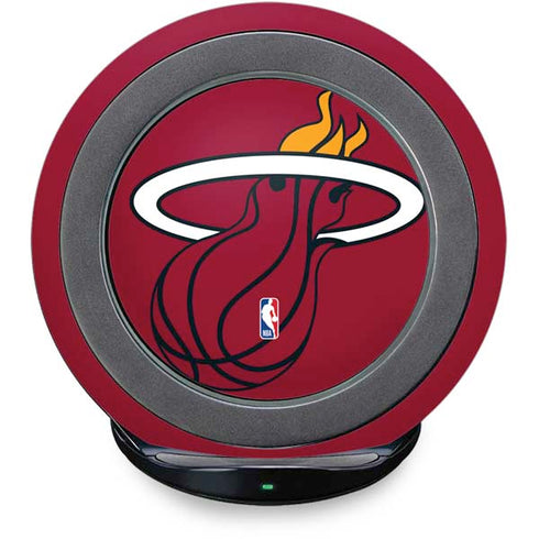 NBA Miami Heat Large Logo Fast Charge Wireless Charging Stand Skin